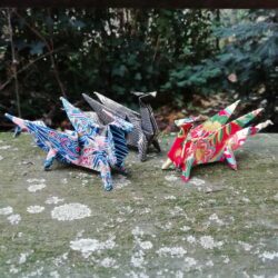 Chiyogami paper small dragon